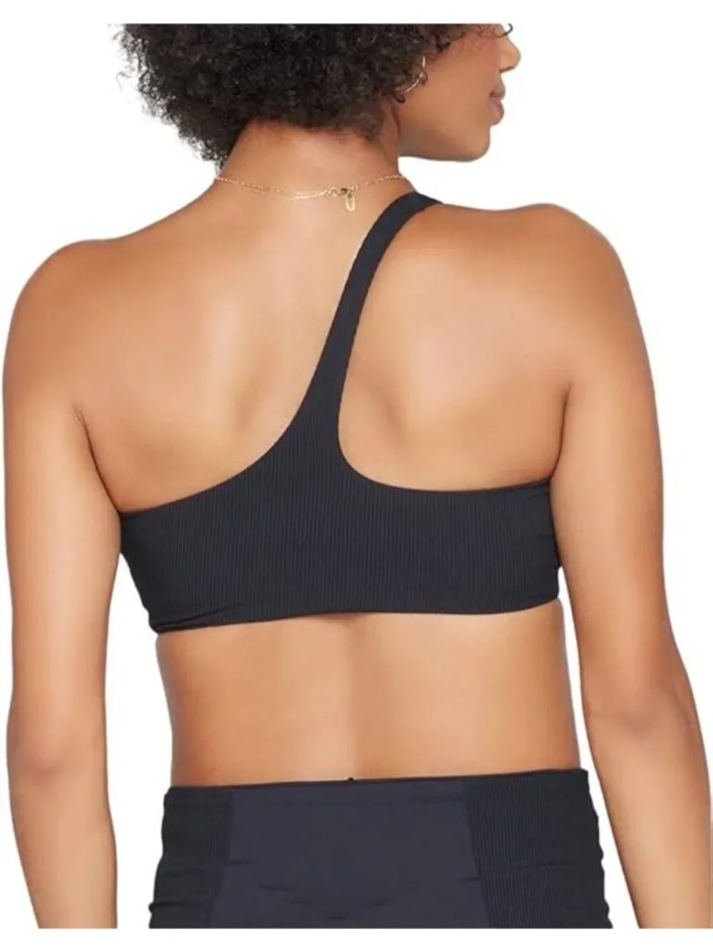 L*Space Celeste Bikini Top in Black XSmall New Womens Swimsuit